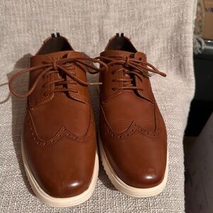 Cole Haan British Tan Leather Oxfords 10W